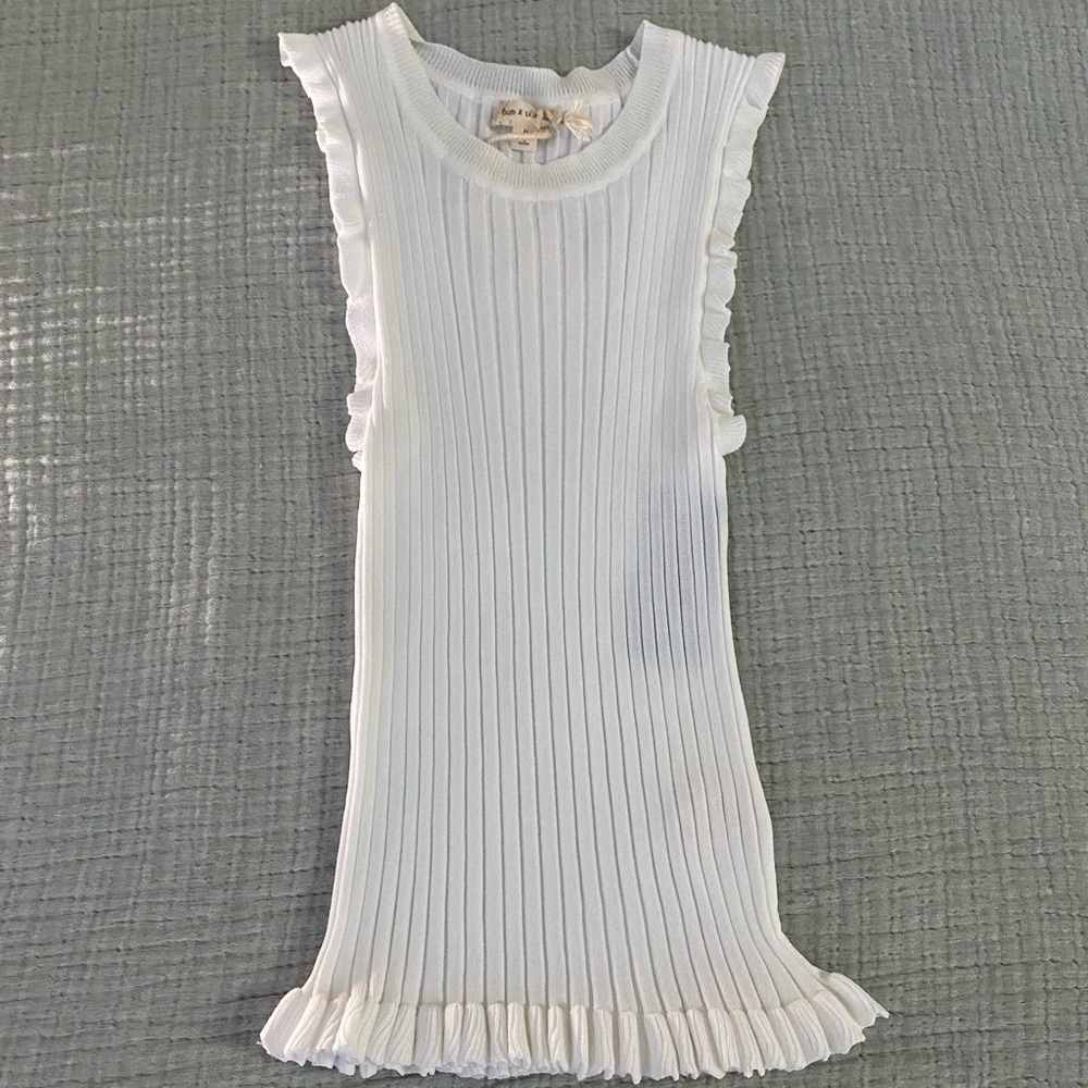 Boutique frill top